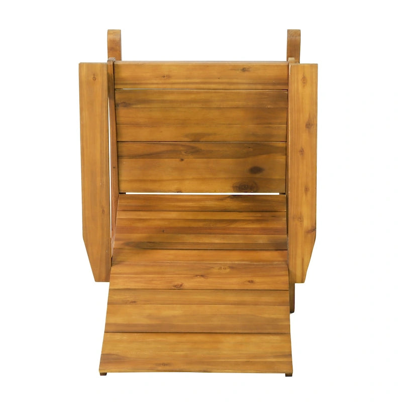 Chaise à bascule Adirondack d'extérieur en bois d'acacia Axson par Christopher Knight Home