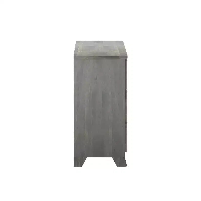 Commode large à 6 tiroirs en bois massif de style campagnard