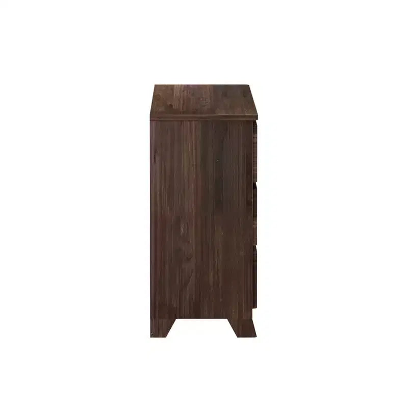 Commode large à 6 tiroirs en bois massif de style campagnard