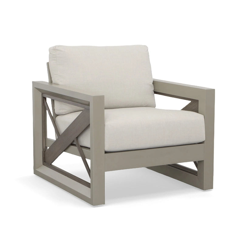 Ensemble de salon extérieur 4 pièces Diglur, gris