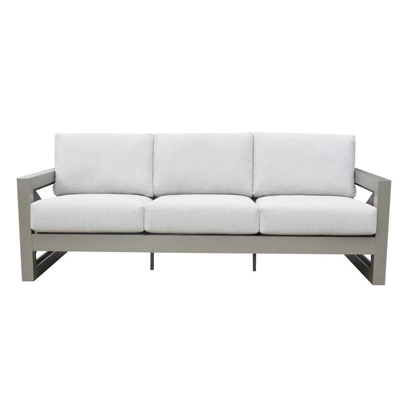 Ensemble de salon extérieur 4 pièces Diglur, gris