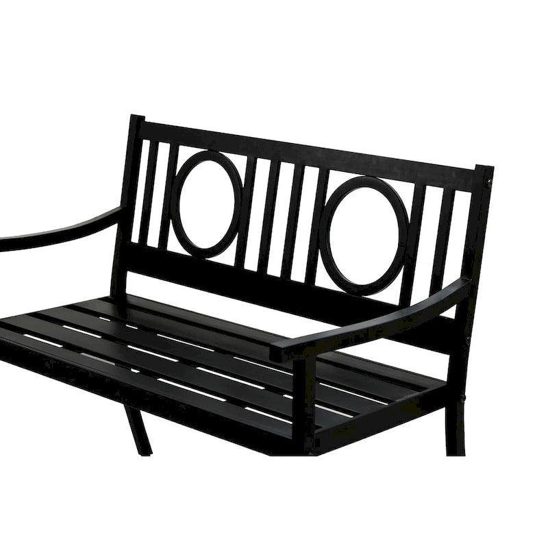 Banc extérieur en métal Nelson