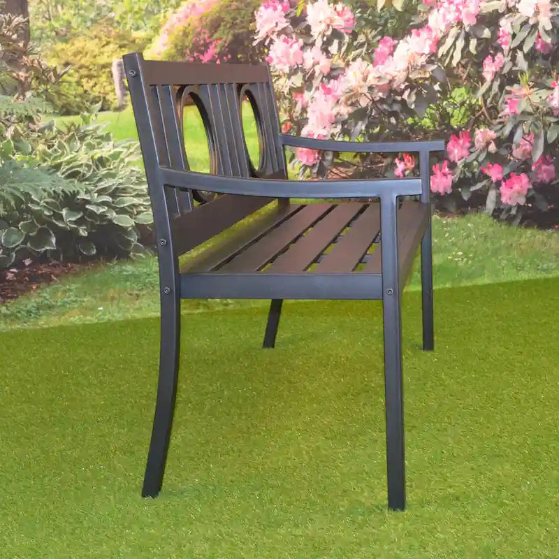 Banc extérieur en métal Nelson