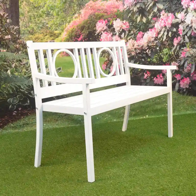 Banc extérieur en métal Nelson