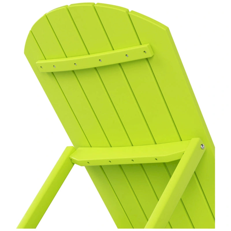 Polytrends Altura Chaise longue inclinable sans accoudoirs en polyéthylène écologique toutes saisons (Lot de 2)
