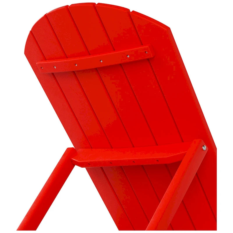 Polytrends Altura Chaise longue inclinable sans accoudoirs en polyéthylène écologique toutes saisons (Lot de 2)