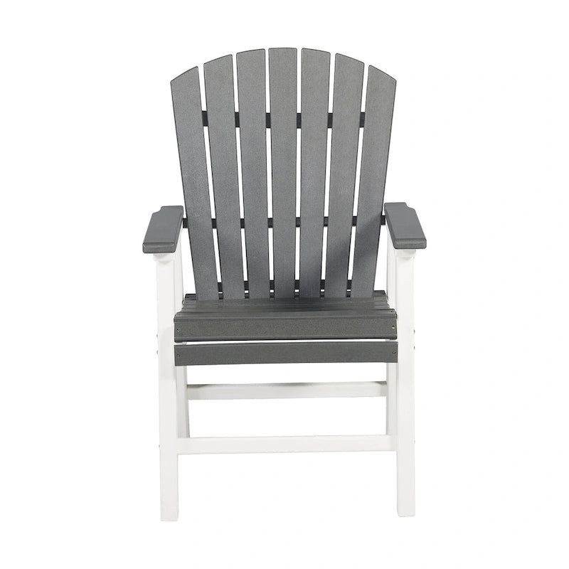 Signature Design by Ashley Transville Fauteuil de salle à manger d'extérieur en polyéthylène toutes saisons (lot de 2) – 26 larg. x 27 prof. x 41 haut.
