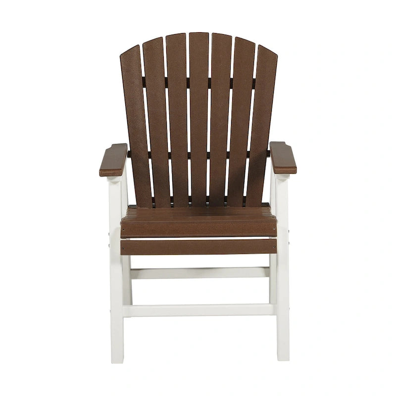 Signature Design by Ashley Transville Fauteuil de salle à manger d'extérieur en polyéthylène toutes saisons (lot de 2) – 26 larg. x 27 prof. x 41 haut.
