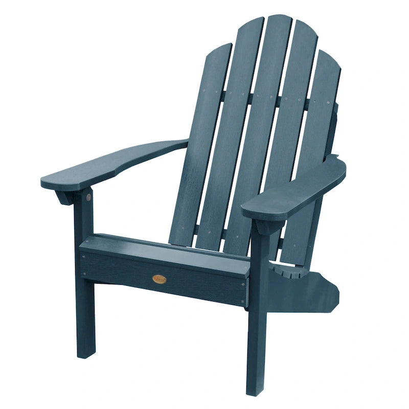 Ensemble de 3 pièces chaises Adirondack extérieures et table d'appoint pliante