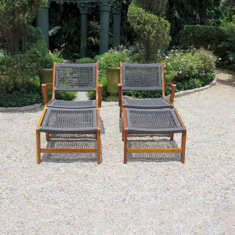 Ensemble de deux chaises en corde Sevilla - N/A