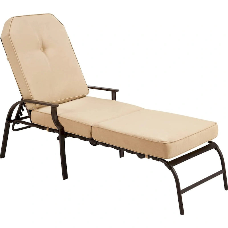 Chaise longue de jardin réglable AECOJOY (Lot de 2)