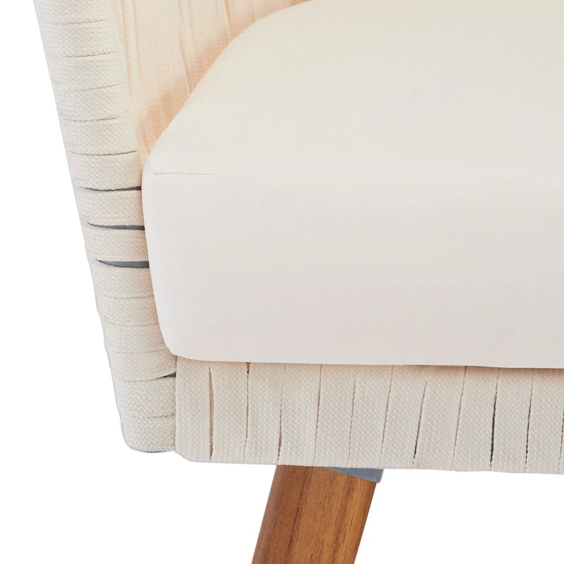 SAFAVIEH Amelie Ensemble de conversation de patio de 4 pièces pour l'extérieur - 55L x 31P x 28H