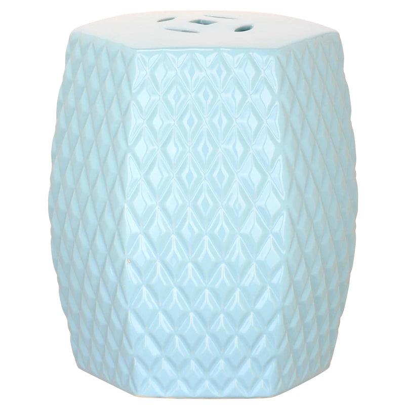 Tabouret de jardin décoratif en céramique SAFAVIEH Kids Maribel Pink Diamonds