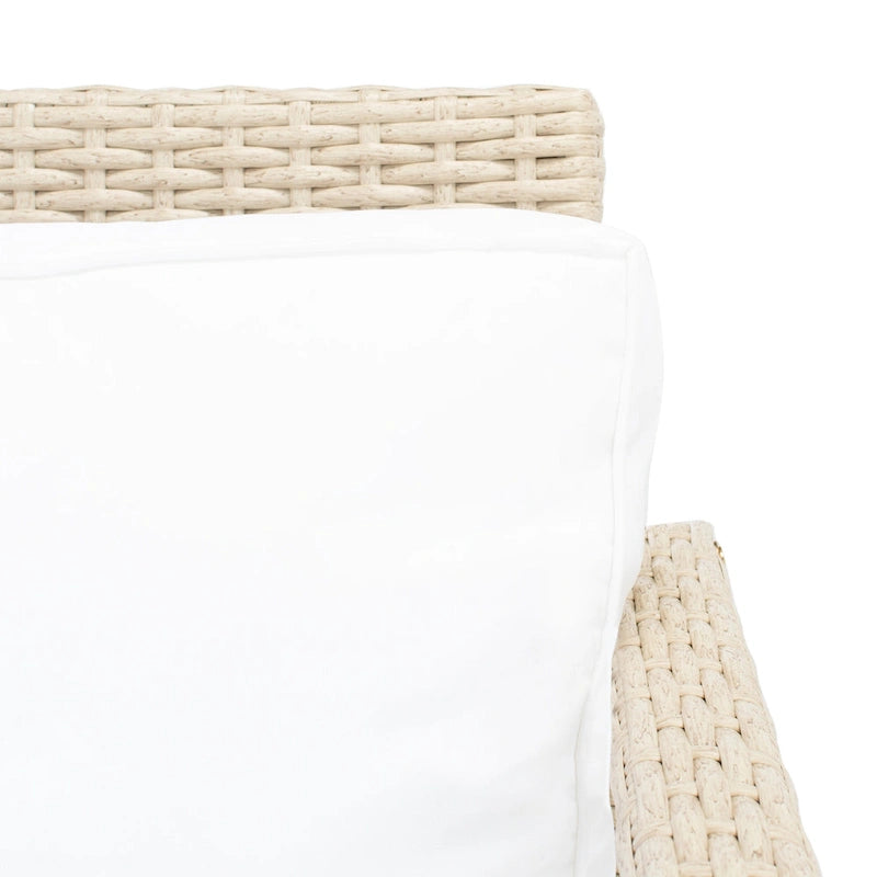 SAFAVIEH Alie Ensemble de salon 4 pièces en osier d'extérieur - 51 l x 30 P x 30 H