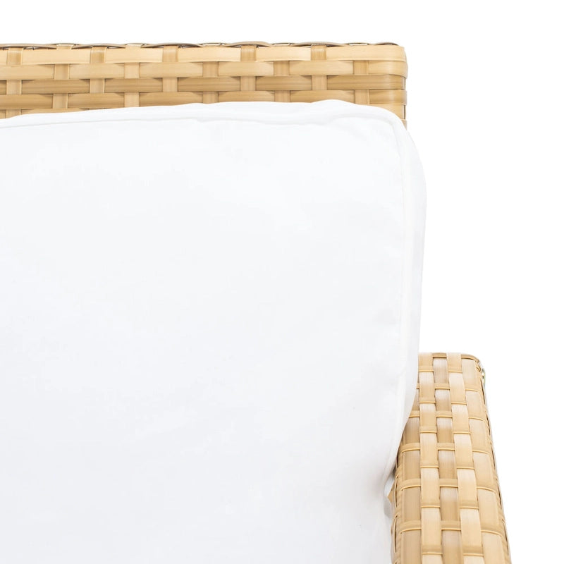 SAFAVIEH Alie Ensemble de salon 4 pièces en osier d'extérieur - 51 l x 30 P x 30 H