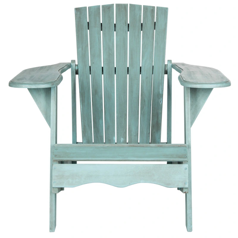 Chaise Adirondack d'extérieur SAFAVIEH en bois d'acacia – 34 larg. x 33 prof. x 37 haut.