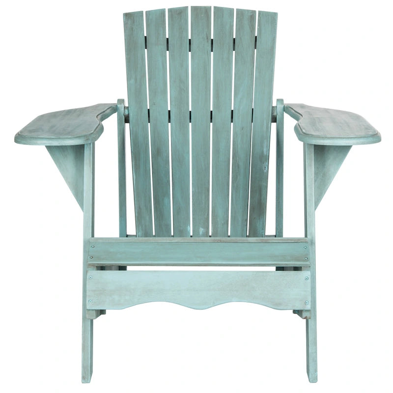 Chaise Adirondack d'extérieur SAFAVIEH en bois d'acacia – 34 larg. x 33 prof. x 37 haut.