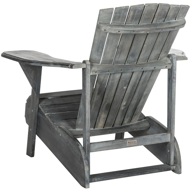 Chaise Adirondack d'extérieur SAFAVIEH en bois d'acacia – 34 larg. x 33 prof. x 37 haut.