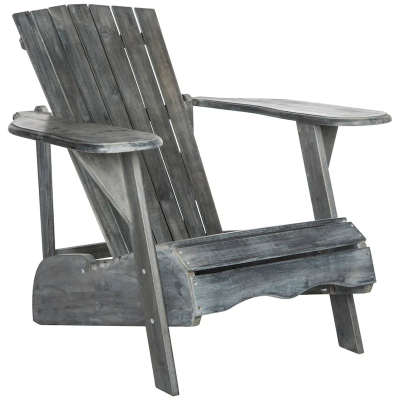 Chaise Adirondack d'extérieur SAFAVIEH en bois d'acacia – 34 larg. x 33 prof. x 37 haut.