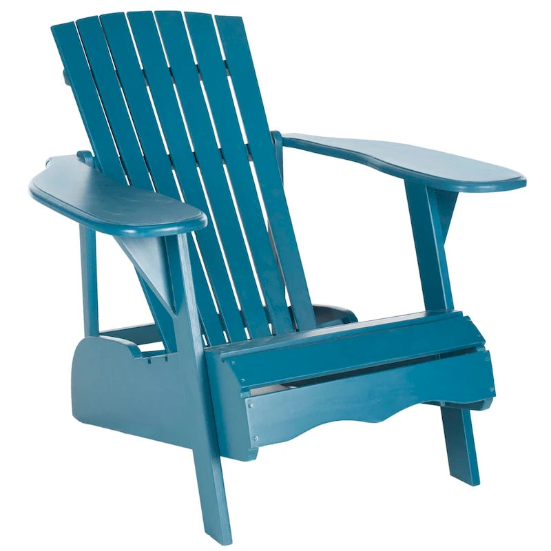 Chaise Adirondack d'extérieur SAFAVIEH en bois d'acacia – 34 larg. x 33 prof. x 37 haut.