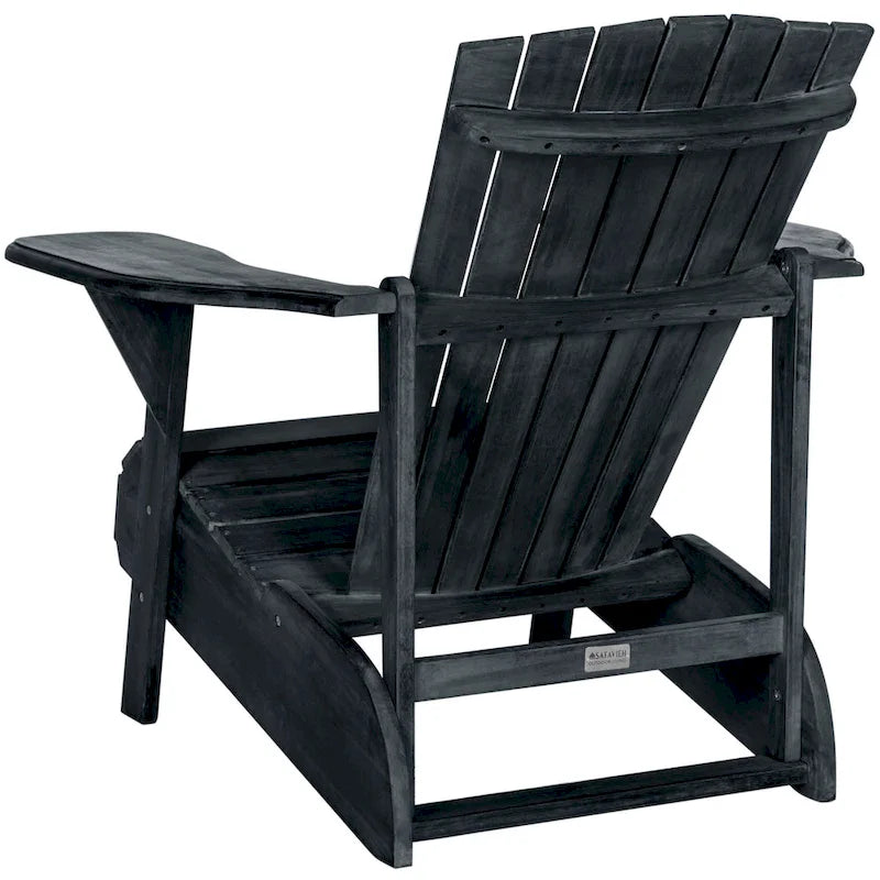 Chaise Adirondack d'extérieur SAFAVIEH en bois d'acacia – 34 larg. x 33 prof. x 37 haut.