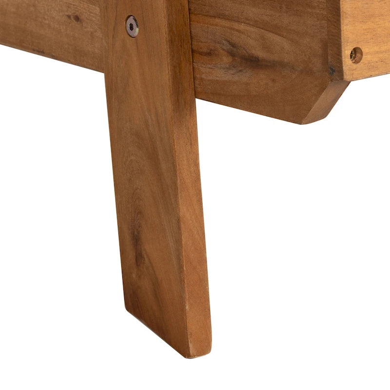 Chaise Adirondack d'extérieur SAFAVIEH en bois d'acacia – 34 larg. x 33 prof. x 37 haut.