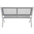 Banc pliant d'extérieur en bois massif SAFAVIEH Cimen - 45Wx30Dx30H