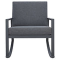 SAFAVIEH Rocking Chair d'extérieur Janetta - 37L x 29P x 26H
