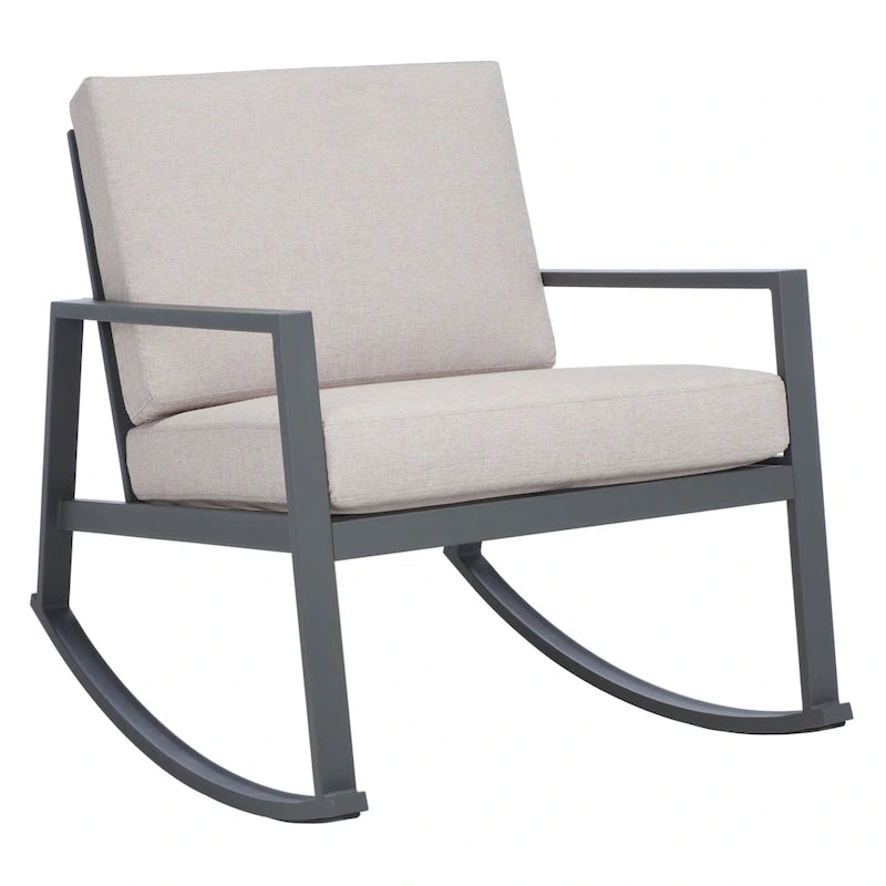 SAFAVIEH Rocking Chair d'extérieur Janetta - 37L x 29P x 26H