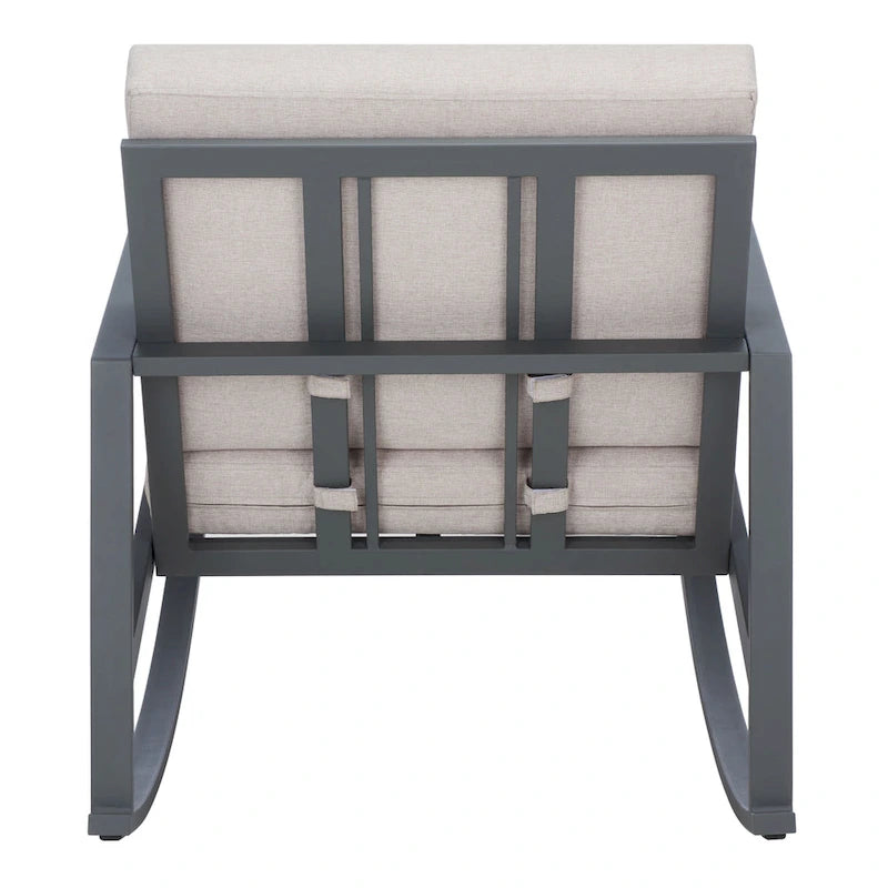 SAFAVIEH Rocking Chair d'extérieur Janetta - 37L x 29P x 26H