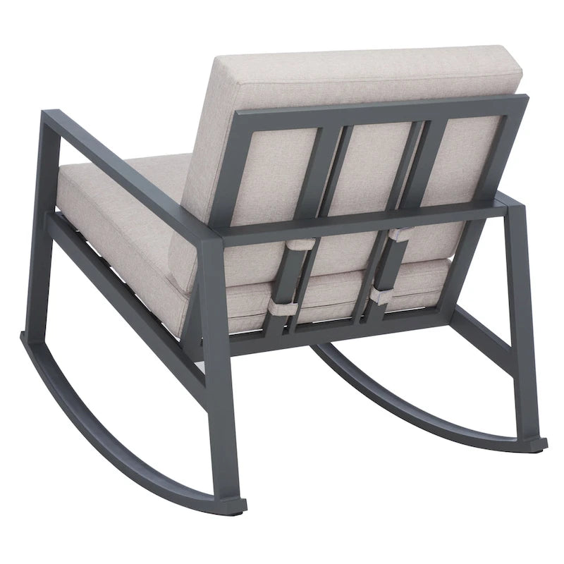 SAFAVIEH Rocking Chair d'extérieur Janetta - 37L x 29P x 26H