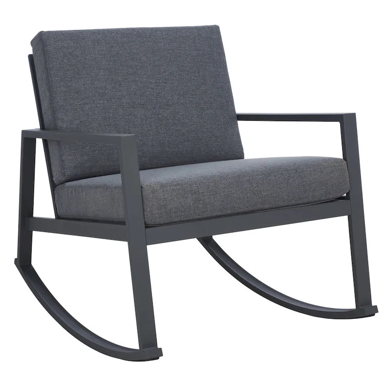 SAFAVIEH Rocking Chair d'extérieur Janetta - 37L x 29P x 26H