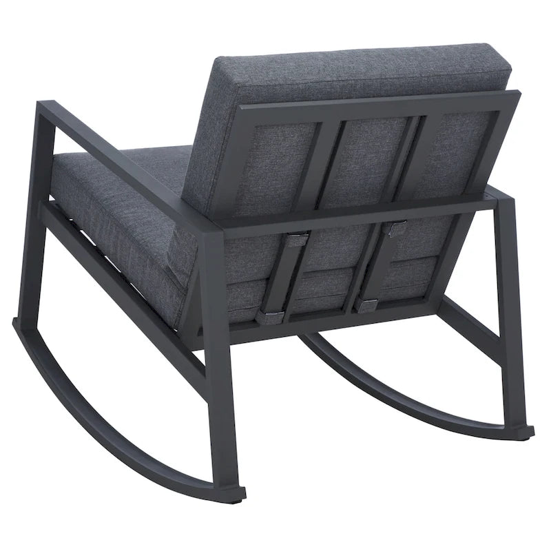 SAFAVIEH Rocking Chair d'extérieur Janetta - 37L x 29P x 26H