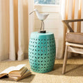 Tabouret de jardin décoratif SAFAVIEH Paradise Oihane Zen en céramique blanche