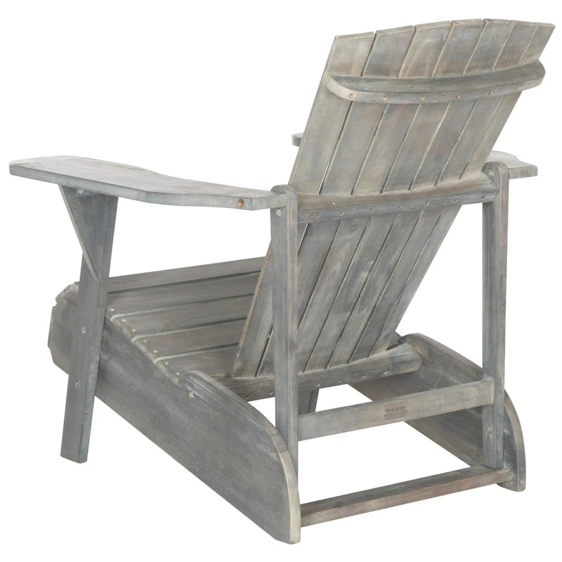 Chaise Adirondack Filipina en bois d'acacia SAFAVIEH Outdoor - 30W x 32D x 37H