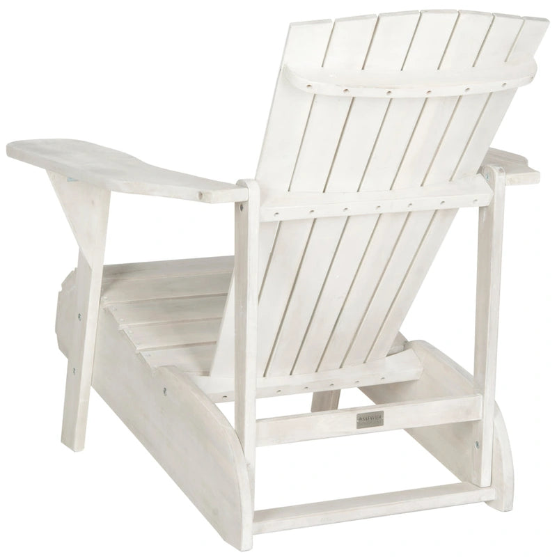 Chaise Adirondack Filipina en bois d'acacia SAFAVIEH Outdoor - 30W x 32D x 37H