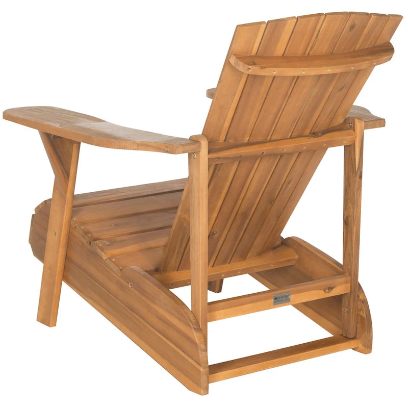 Chaise Adirondack Filipina en bois d'acacia SAFAVIEH Outdoor - 30W x 32D x 37H