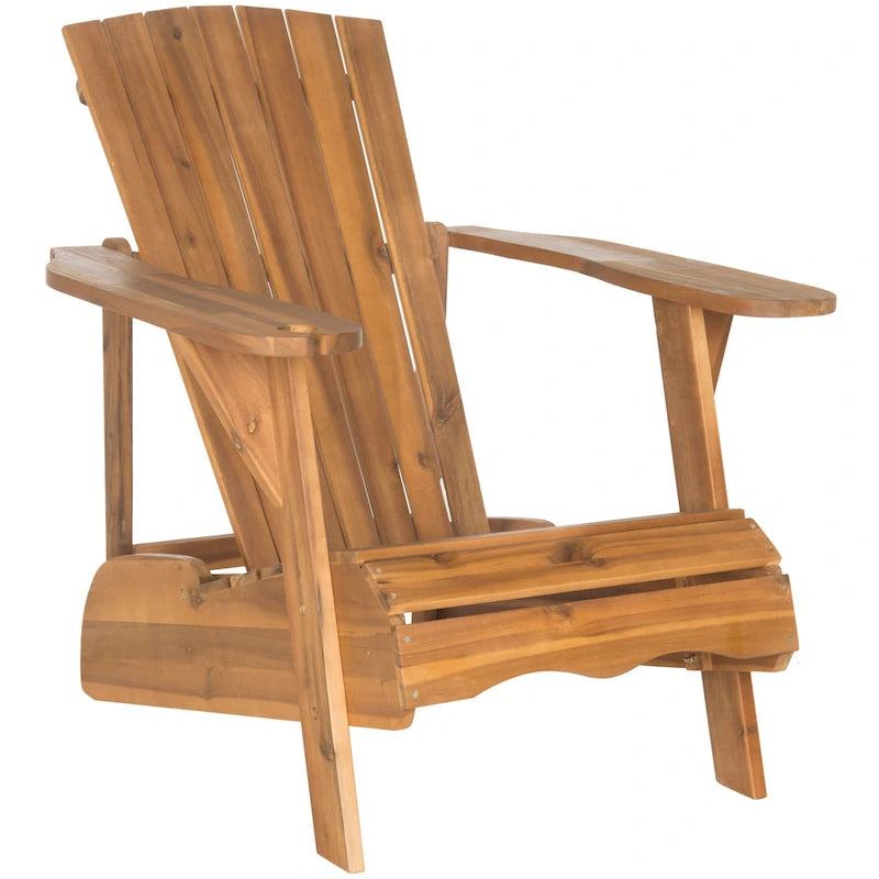Chaise Adirondack Filipina en bois d'acacia SAFAVIEH Outdoor - 30W x 32D x 37H