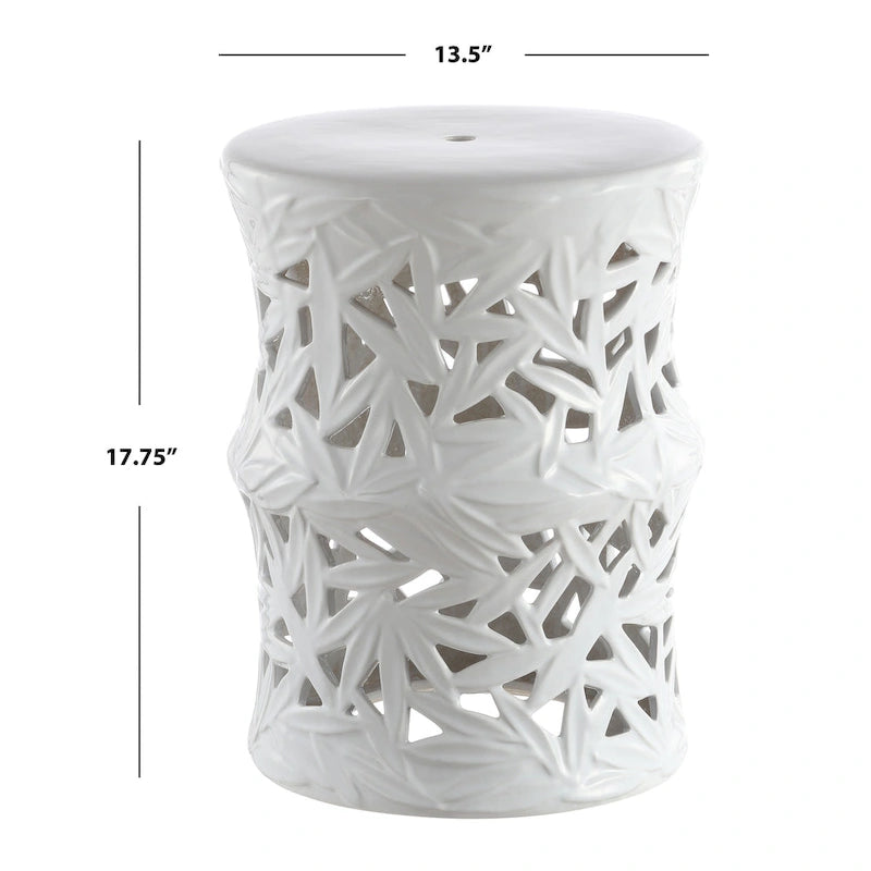 Tabouret de jardin décoratif en céramique SAFAVIEH Rosia, intérieur/extérieur