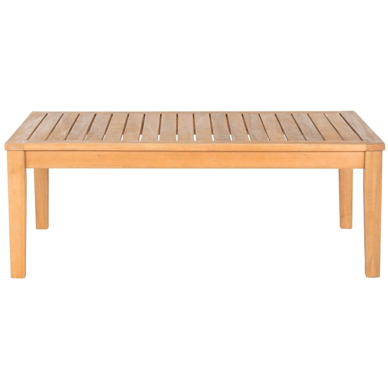 SAFAVIEH Arely Ensemble de patio 4 pièces en bois d'acacia - 48 L x 32 P x 25 H