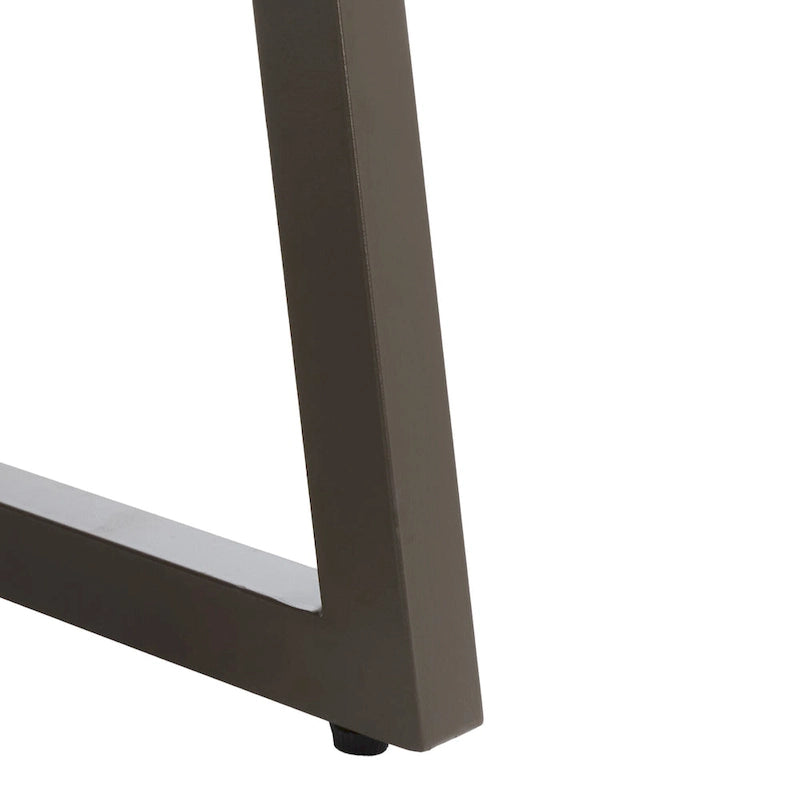 SAFAVIEH Ulviyya Ensemble de conversation d'extérieur 4 pièces pour patio - 48Wx27Dx28H