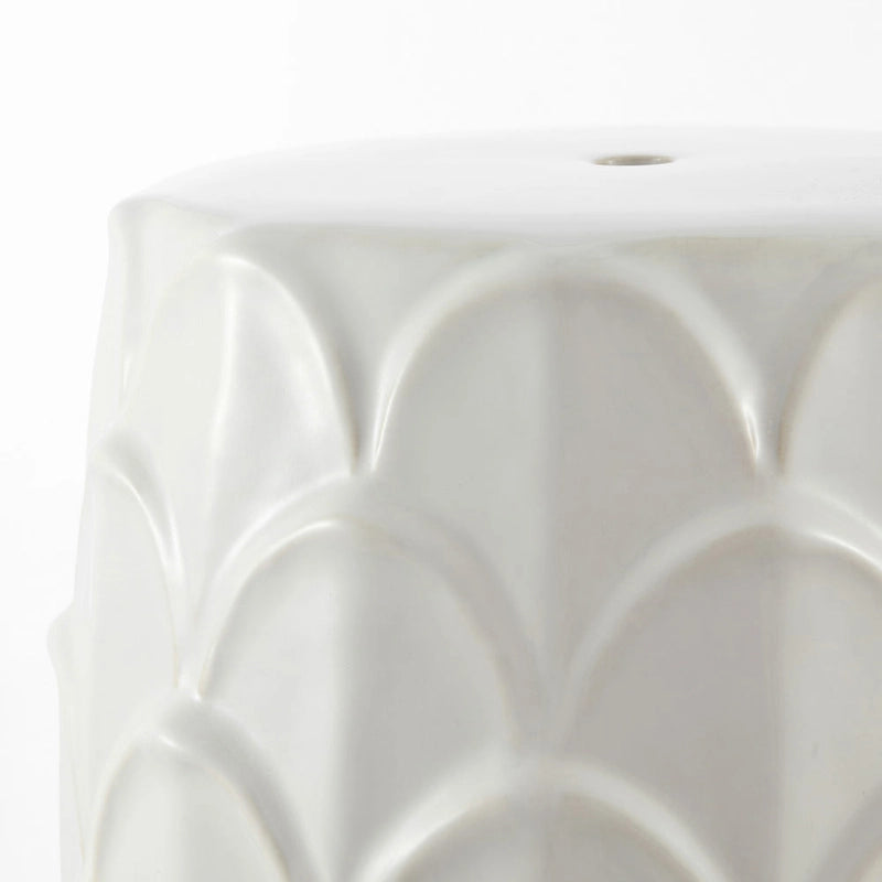 Tabouret de jardin décoratif en céramique Eulalia SAFAVIEH (entièrement assemblé)