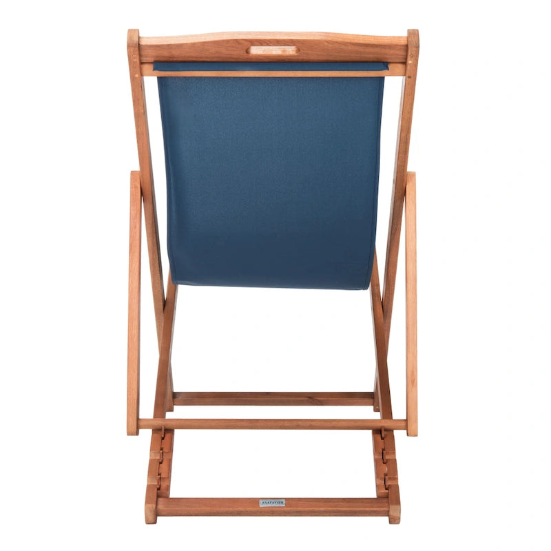 SAFAVIEH Chaise Pliante d'Extérieur Natalya (Lot de 2) - 61L x 86P x 104H