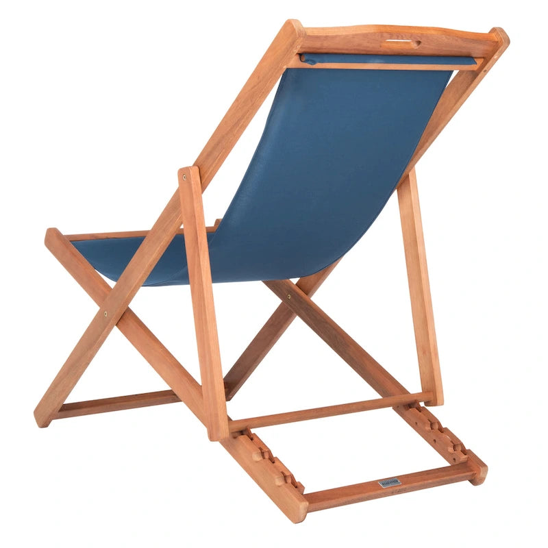 SAFAVIEH Chaise Pliante d'Extérieur Natalya (Lot de 2) - 61L x 86P x 104H