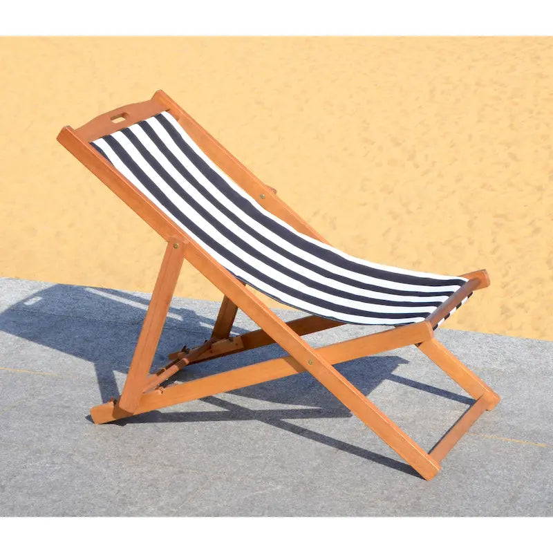 SAFAVIEH Chaise Pliante d'Extérieur Natalya (Lot de 2) - 61L x 86P x 104H