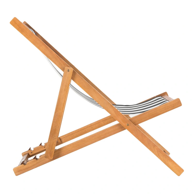 SAFAVIEH Chaise Pliante d'Extérieur Natalya (Lot de 2) - 61L x 86P x 104H