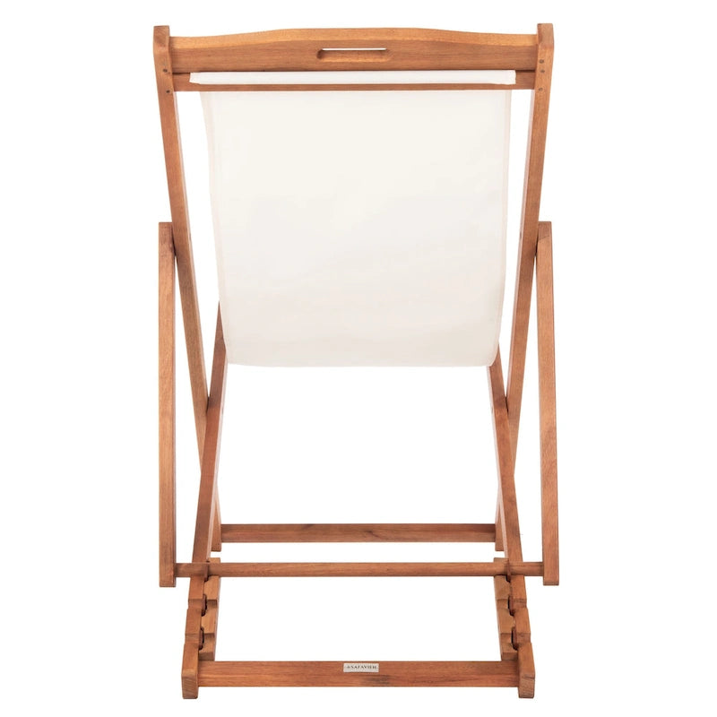SAFAVIEH Chaise Pliante d'Extérieur Natalya (Lot de 2) - 61L x 86P x 104H