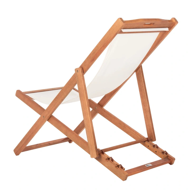 SAFAVIEH Chaise Pliante d'Extérieur Natalya (Lot de 2) - 61L x 86P x 104H