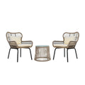 Ensemble de conversation d'extérieur 3 pièces Southport par Christopher Knight Home
