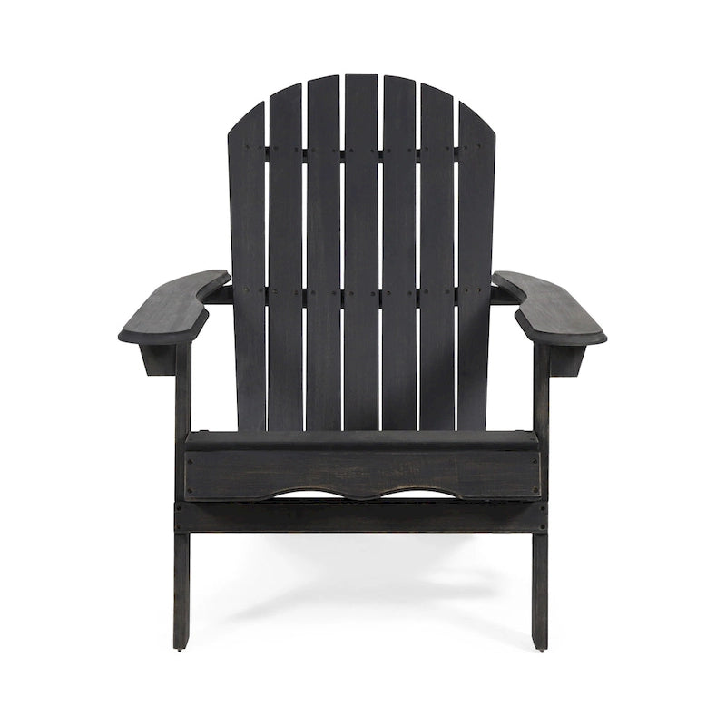 Chaise Adirondack pliante Hanlee en bois d'acacia par Christopher Knight Home - 29,50 L x 35,75 P x 34,25 H